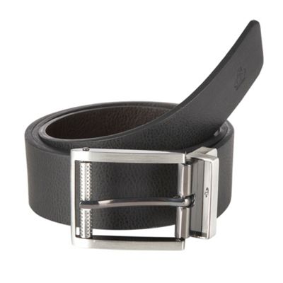 Jeff Banks Designer black reversible belt